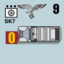 Panzer Grenadier Headquarters Library Unit: Germany Luftwaffe SK7 for Panzer Grenadier game series
