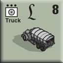 Panzer Grenadier Headquarters Library Unit: Germany 130th 'Lehr' Panzer Division Truck for Panzer Grenadier game series