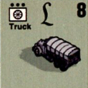 Panzer Grenadier Headquarters Library Unit: Germany 130th 'Lehr' Panzer Division Truck for Panzer Grenadier game series
