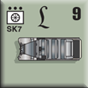 Panzer Grenadier Headquarters Library Unit: Germany 130th 'Lehr' Panzer Division SdKfz-7 for Panzer Grenadier game series