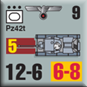 Panzer Grenadier Headquarters Library Unit: Germany Heer Pz42t for Panzer Grenadier game series