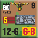 Panzer Grenadier Headquarters Library Unit: Germany Schutzstaffel Pz42t for Panzer Grenadier game series