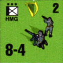Panzer Grenadier Headquarters Library Unit: Ireland tArm HMG for Panzer Grenadier game series