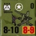 Panzer Grenadier Headquarters Library Unit: United States Army 90mm (AA) for Panzer Grenadier game series