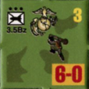 Panzer Grenadier Headquarters Library Unit: United States Marine Corps 3.5Bz for Panzer Grenadier game series