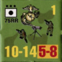 Panzer Grenadier Headquarters Library Unit: United States Marine Corps 75RR for Panzer Grenadier game series