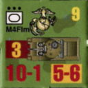 Panzer Grenadier Headquarters Library Unit: United States Marine Corps M4Flm for Panzer Grenadier game series
