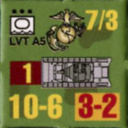 Panzer Grenadier Headquarters Library Unit: United States Marine Corps LVT A5 for Panzer Grenadier game series