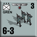 Panzer Grenadier Headquarters Library Unit: Germany Heer GREN for Panzer Grenadier game series