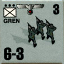 Panzer Grenadier Headquarters Library Unit: Germany Heer GREN for Panzer Grenadier game series