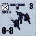 Panzer Grenadier Headquarters Library Unit: Germany Heer GREN for Panzer Grenadier game series