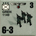 Panzer Grenadier Headquarters Library Unit: Germany Heer GREN for Panzer Grenadier game series
