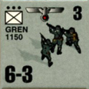 Panzer Grenadier Headquarters Library Unit: Germany Heer GREN for Panzer Grenadier game series