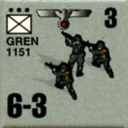 Panzer Grenadier Headquarters Library Unit: Germany Heer GREN for Panzer Grenadier game series