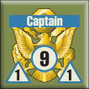 Panzer Grenadier Headquarters Library Unit: United States Army Captain for Panzer Grenadier game series