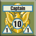 Panzer Grenadier Headquarters Library Unit: United States Army Captain for Panzer Grenadier game series