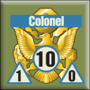 Panzer Grenadier Headquarters Library Unit: United States Army Colonel for Panzer Grenadier game series