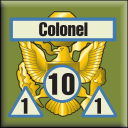 Panzer Grenadier Headquarters Library Unit: United States Army Colonel for Panzer Grenadier game series