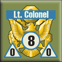 Panzer Grenadier Headquarters Library Unit: United States Army Lt. Colonel for Panzer Grenadier game series