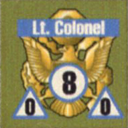 Panzer Grenadier Headquarters Library Unit: United States Army Lt. Colonel for Panzer Grenadier game series