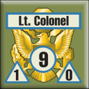 Panzer Grenadier Headquarters Library Unit: United States Army Lt. Colonel for Panzer Grenadier game series
