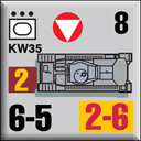 Panzer Grenadier Headquarters Library Unit: Austria Army KW-35 for Panzer Grenadier game series