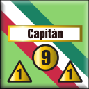 Panzer Grenadier Headquarters Library Unit: Mexico Army Capitán for Panzer Grenadier game series