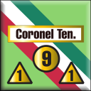Panzer Grenadier Headquarters Library Unit: Mexico Army Coronel Ten for Panzer Grenadier game series