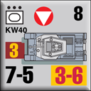 Panzer Grenadier Headquarters Library Unit: Austria Army KW-40 for Panzer Grenadier game series