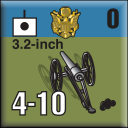 Panzer Grenadier Headquarters Library Unit: United States Army 3.2-inch for Panzer Grenadier game series