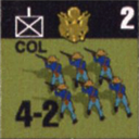Panzer Grenadier Headquarters Library Unit: United States Army COL for Panzer Grenadier game series