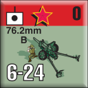 Panzer Grenadier Headquarters Library Unit: Russian Soc Federative Sov Rep Red Army 76.2mm for Panzer Grenadier game series