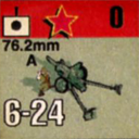 Panzer Grenadier Headquarters Library Unit: Russian Soc Federative Sov Rep Red Army 76.2mm for Panzer Grenadier game series