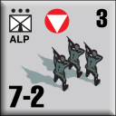 Panzer Grenadier Headquarters Library Unit: Austria Army Alp for Panzer Grenadier game series