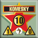 Panzer Grenadier Headquarters Library Unit: Russian Soc Federative Sov Rep Red Army Komesky for Panzer Grenadier game series