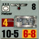 Panzer Grenadier Headquarters Library Unit: Germany Heer Hetzer for Panzer Grenadier game series