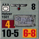 Panzer Grenadier Headquarters Library Unit: Germany Heer Hetzer for Panzer Grenadier game series