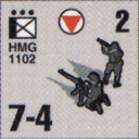 Panzer Grenadier Headquarters Library Unit: Austria Army HMG for Panzer Grenadier game series