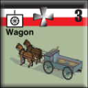 Panzer Grenadier Headquarters Library Unit: German Empire Heer Wagon for Panzer Grenadier game series
