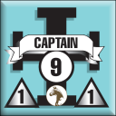Panzer Grenadier Headquarters Library Unit: Estonia Land Forces Captain (Cav) for Panzer Grenadier game series