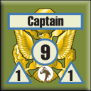 Panzer Grenadier Headquarters Library Unit: United States Army Captain (Cav) for Panzer Grenadier game series