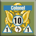 Panzer Grenadier Headquarters Library Unit: United States Army Colonel (Cav) for Panzer Grenadier game series