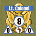 Panzer Grenadier Headquarters Library Unit: United States Army Lt. Colonel (Cav) for Panzer Grenadier game series