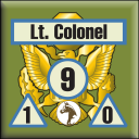 Panzer Grenadier Headquarters Library Unit: United States Army Lt. Colonel (Cav) for Panzer Grenadier game series