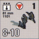 Panzer Grenadier Headquarters Library Unit: Austria Army 81mm for Panzer Grenadier game series