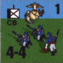 Panzer Grenadier Headquarters Library Unit: United States Marine Corps CB for Panzer Grenadier game series