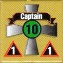 Panzer Grenadier Headquarters Library Unit: Russian Empire Imperial Army Captain for Panzer Grenadier game series