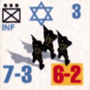 Panzer Grenadier Headquarters Library Unit: State of Israel Israeli Defense Forces INF for Panzer Grenadier game series