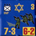 Panzer Grenadier Headquarters Library Unit: State of Israel Israeli Defense Forces INF for Panzer Grenadier game series