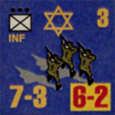 Panzer Grenadier Headquarters Library Unit: State of Israel Israeli Defense Forces INF for Panzer Grenadier game series